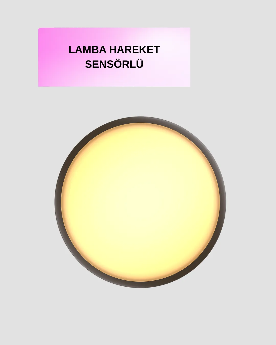 LED Hareket Sensörlü Gece Lambası Kablosuz Duvar Tipi