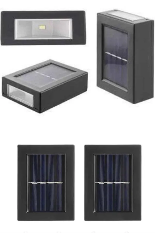 Solar Güneş Enerjili Çift Taraflı Duvar Lambası Çift Taraflı Duvar Lamba Güneş Enerjili
