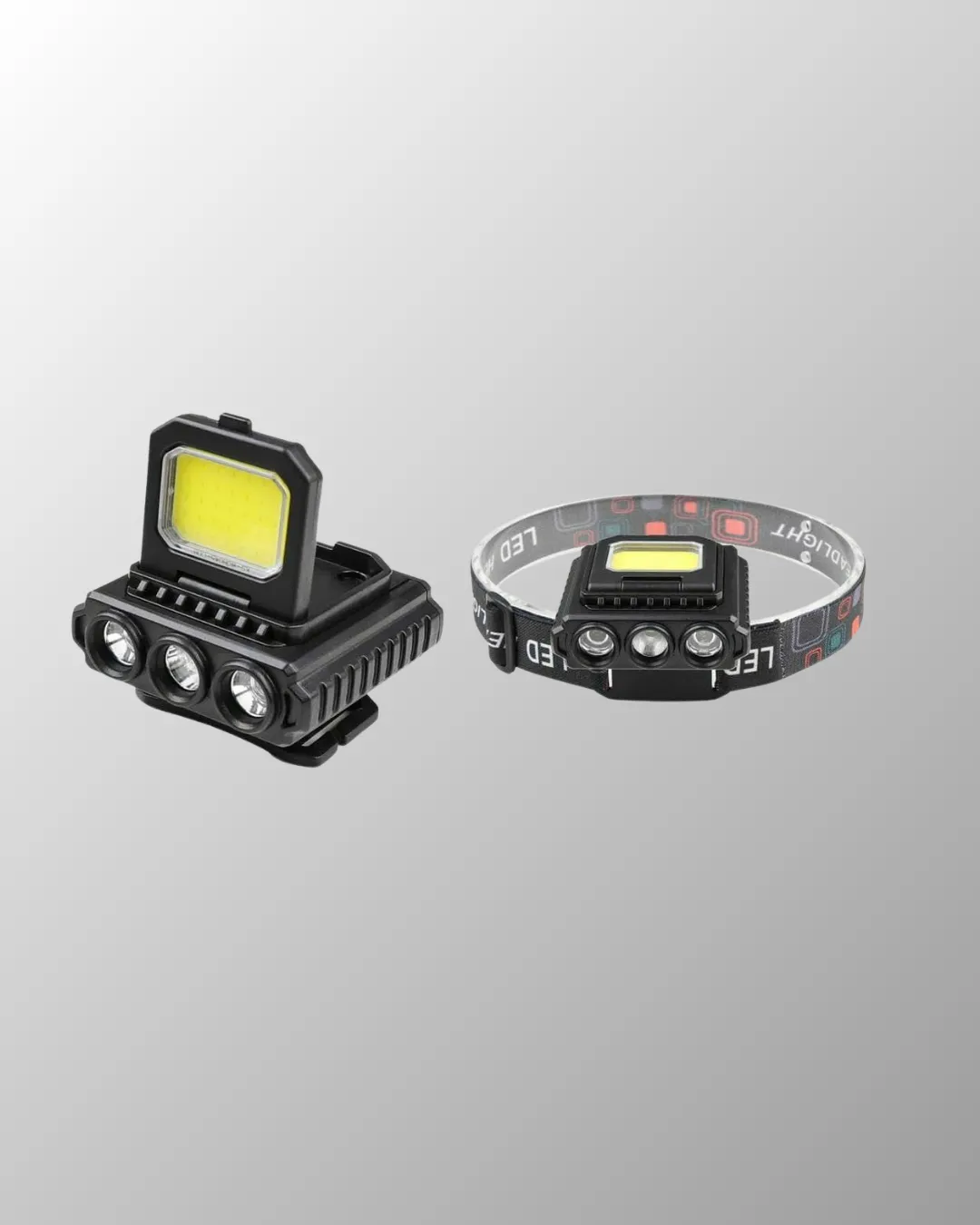 800 Lumen LED Kafa Lambası COB ve XPE Led Type C Şarjlı Ayarlanabilir