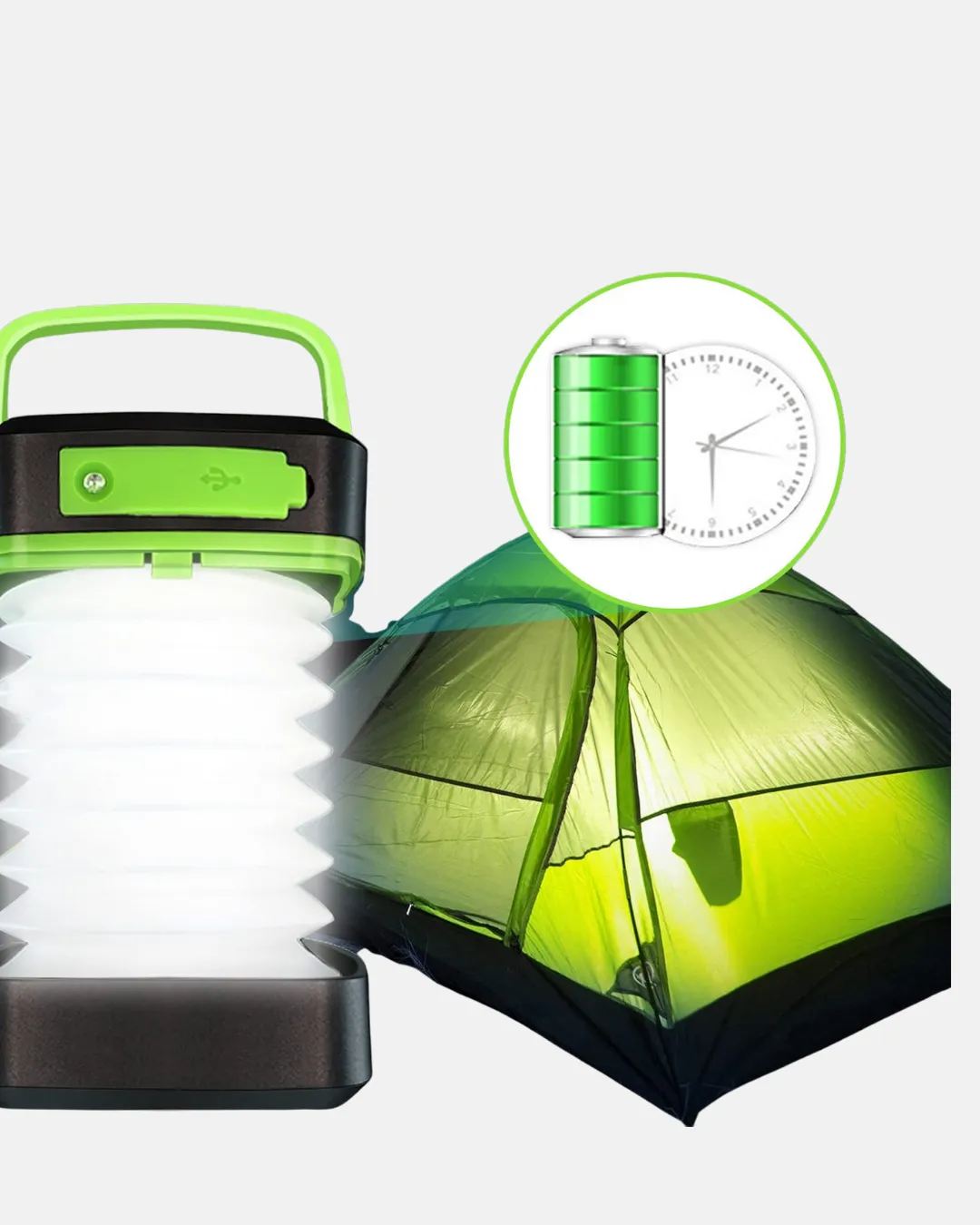 Şarjlı LED Lamba – Dokunmatik Sensörlü, 3 Kademeli Parlaklık