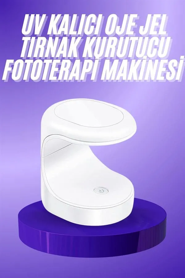 Seyehat Tipi Mini Oje Kurutucu Ultraviole Mor Işık Protez Tırnak Kurutucu