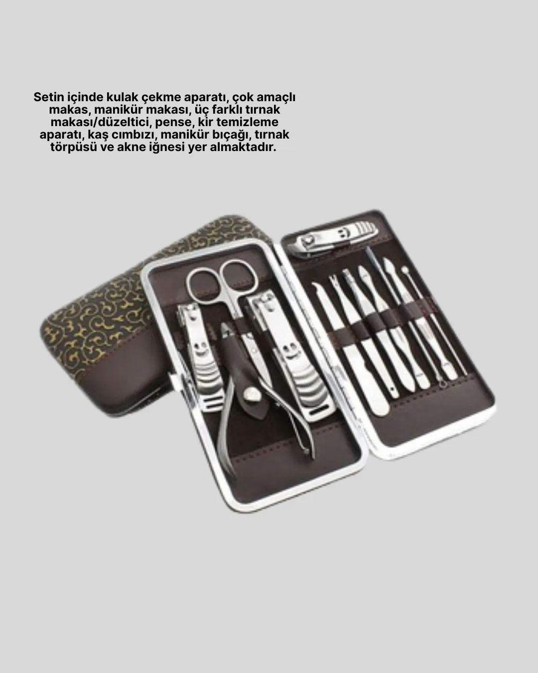 Tüm İhtiyaçlara Uygun Taşınabilir Manikür & Pedikür Seti