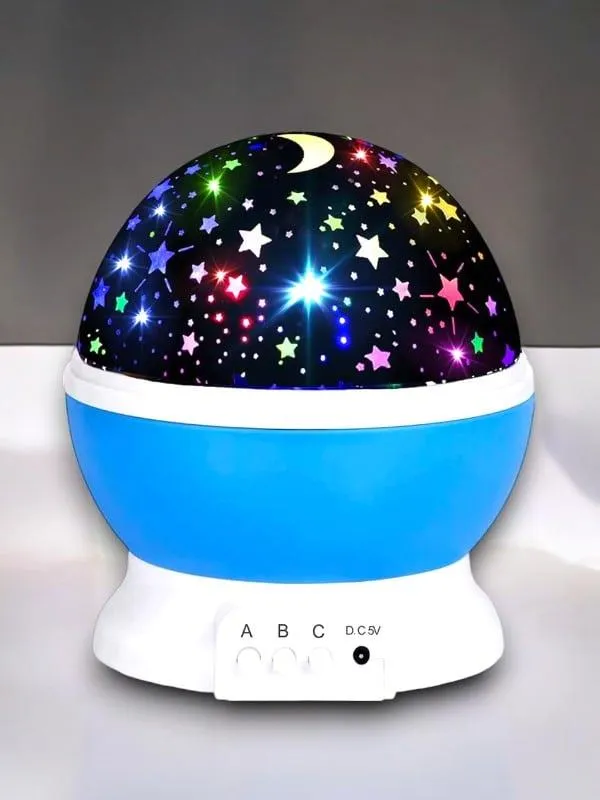 Dönen Renkli Gökyüzü Projektörlü Gece Lambası