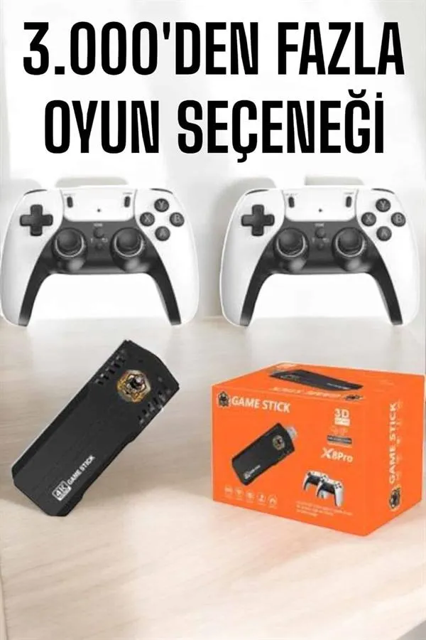 Joystick Çift Kollu Oyun Kolu Retro Oyun Yüksek Çözünürlüklü 3D Game