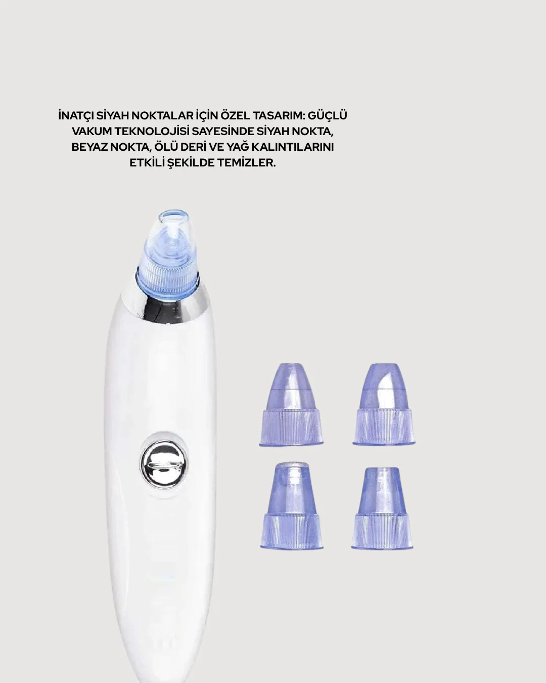 Güçlü Vakumlu Siyah Nokta Temizleyici – Cilt Pürüzlerini Gideren