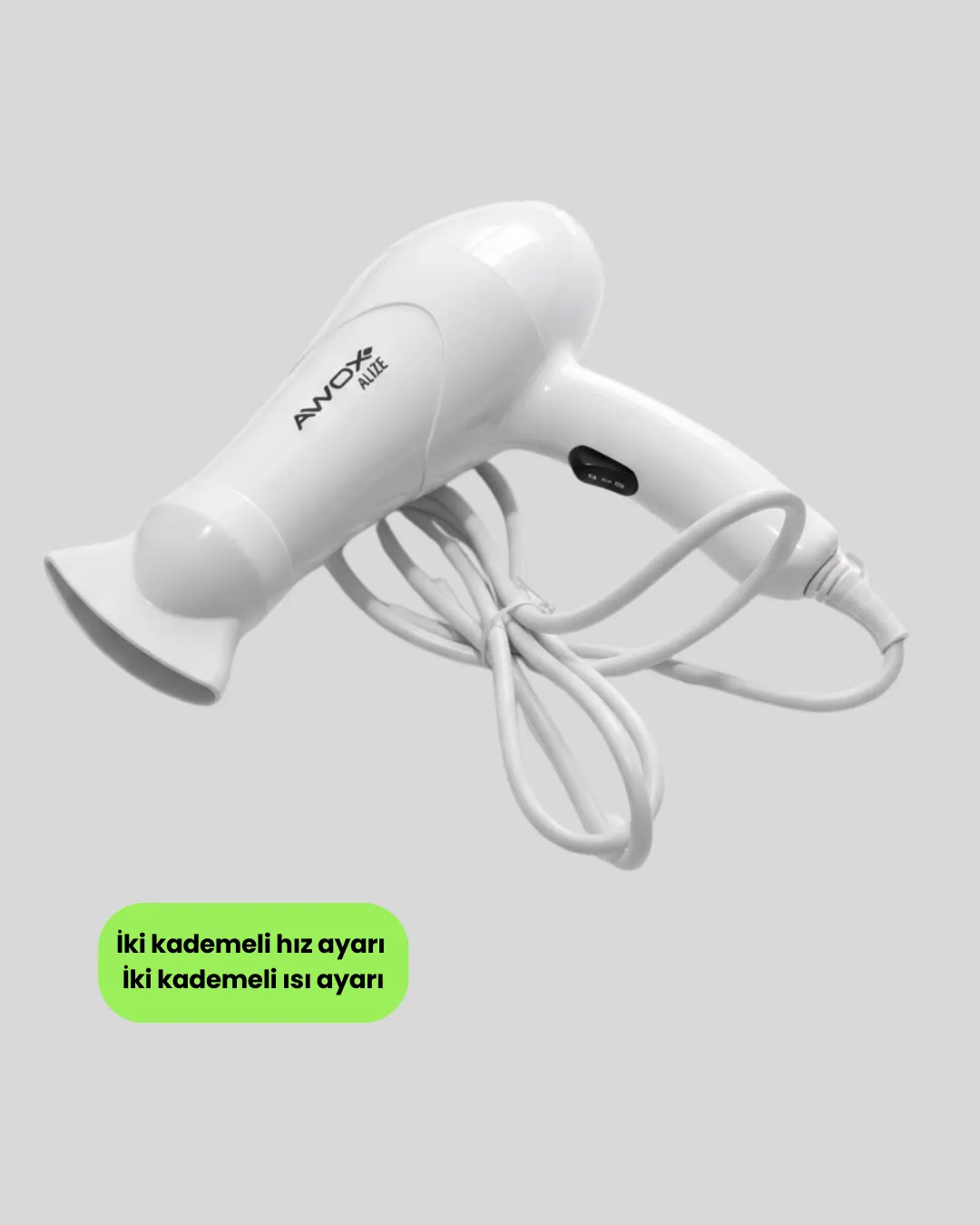 Taşınabilir Fön Makinesi Katlanır Gövde Enerji Tasarruflu