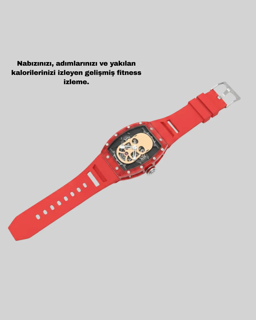 Şeffaf Tasarımlı Akıllı Saat Dokunmatik Ekranlı