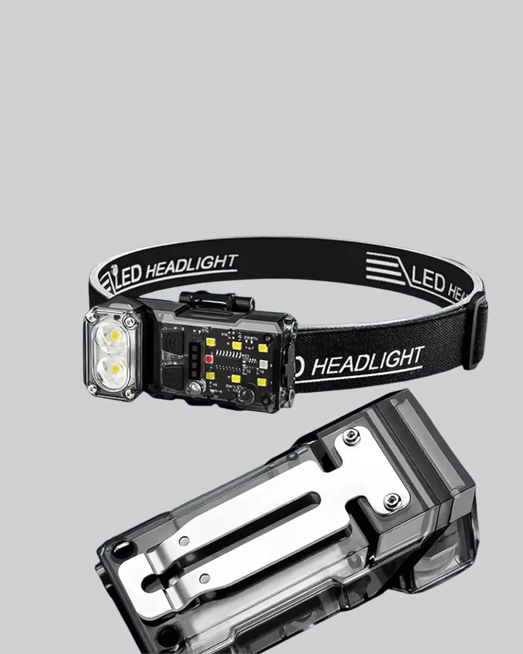 Kamp ve Outdoor İçin LED Far 10 Saat Pil Sensörlü Manyetik