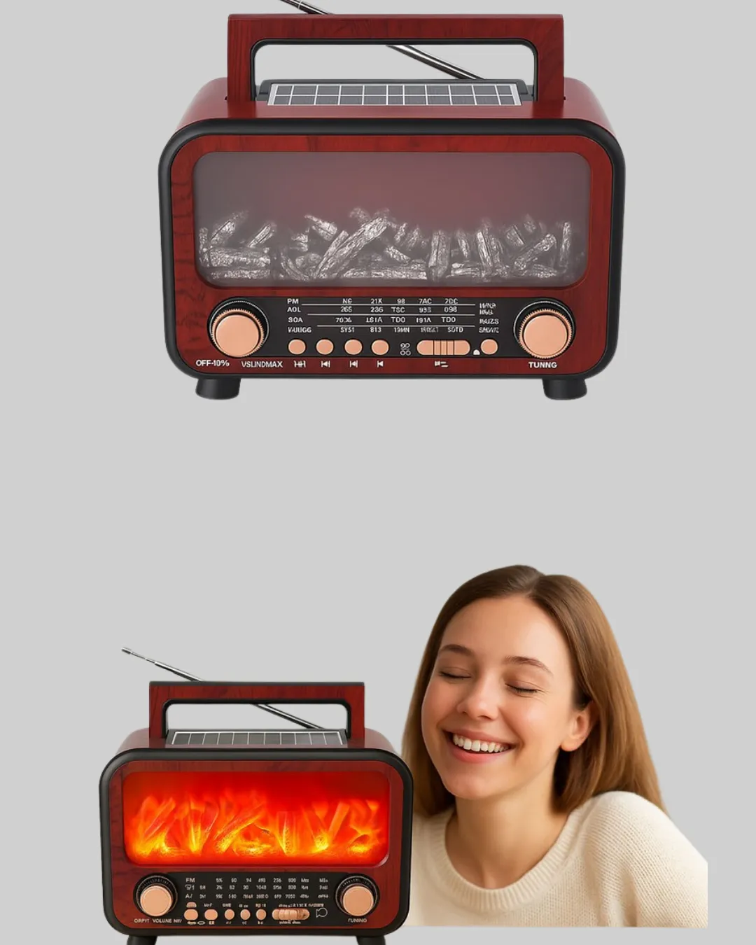 Alev Efektli Bluetooth Hoparlör