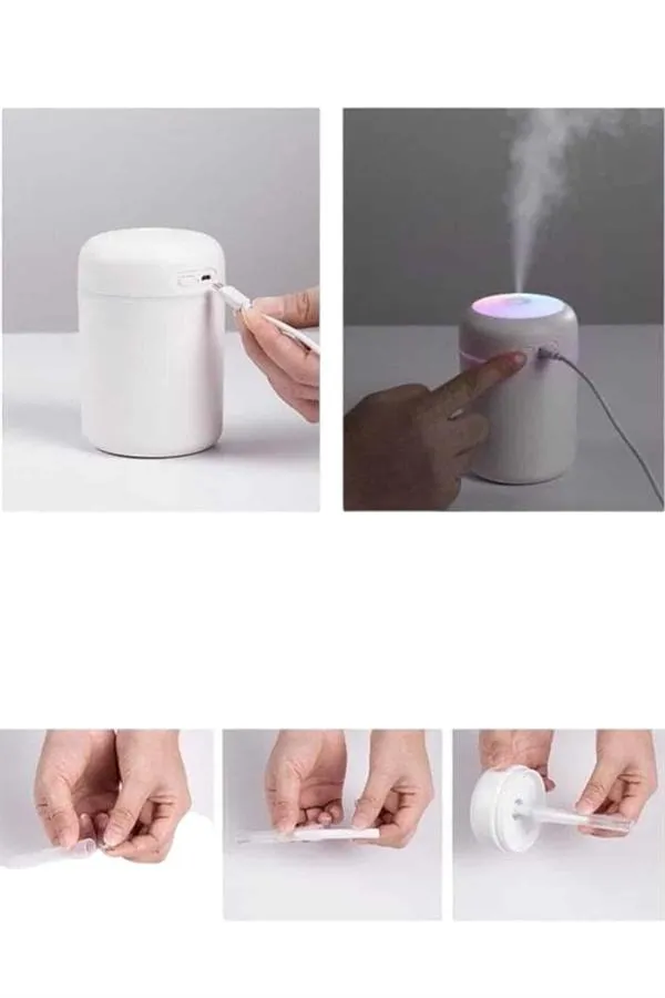 Hava Nemlendirici Ultrasonik Mini Hava Temizleyici Aromaterapi