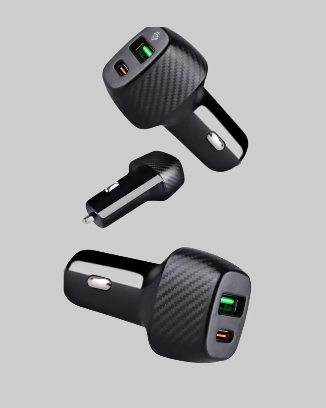 38W Araç Şarj Cihazı Type-C PD USB Hızlı Şarj Çift Port