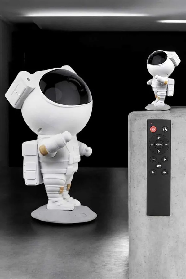 Çocuklara Özel Projeksiyon Astronot Lamba Speaker Sevimli