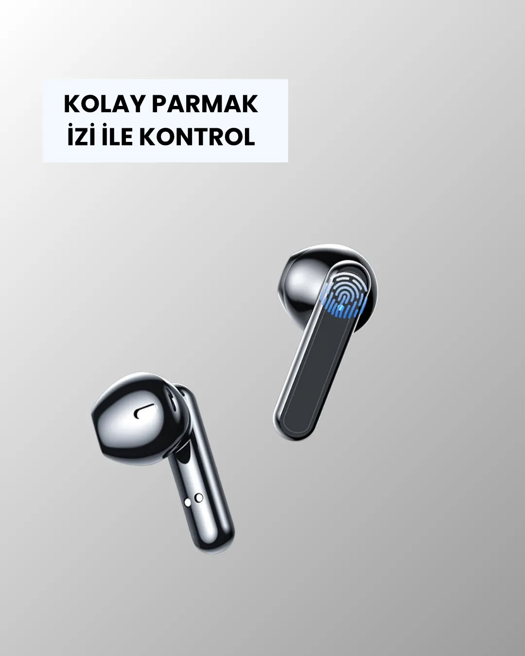 Bluetooth 5.4 Kablosuz Kulaklık – Gürültü Engelleme ve Dokunmatik Kontrol