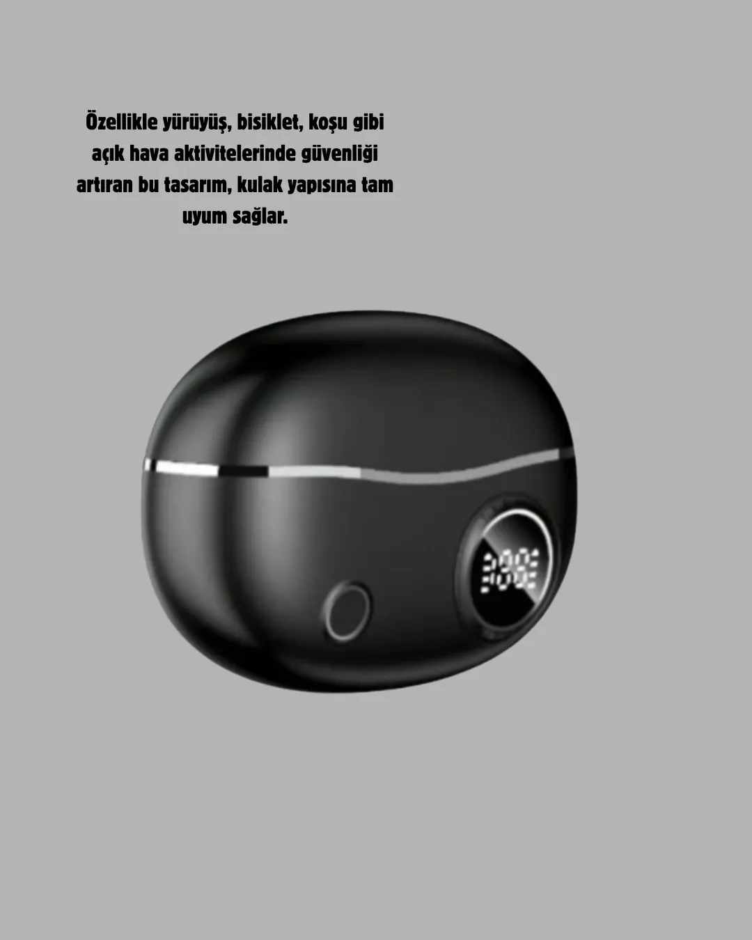 Kablosuz Açık Kulak Kulaklık Bluetooth 5.4 Type-C Hızlı Şarj 30 Saat