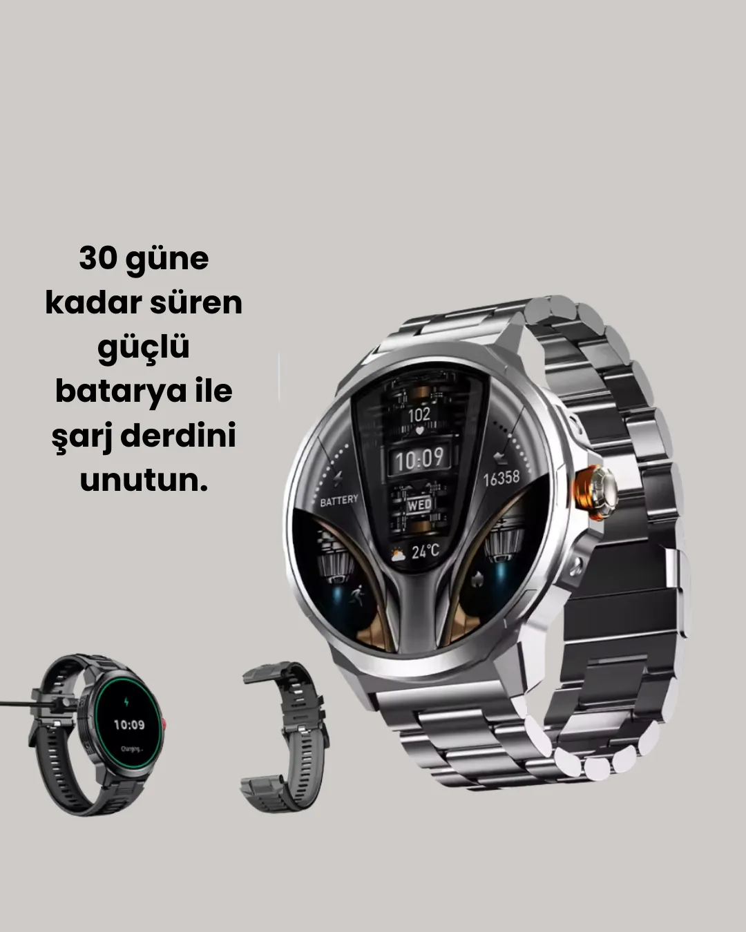 Nabız, Uyku ve Spor Takibi ile SW80 Akıllı Saat Sağlık Dostunuz