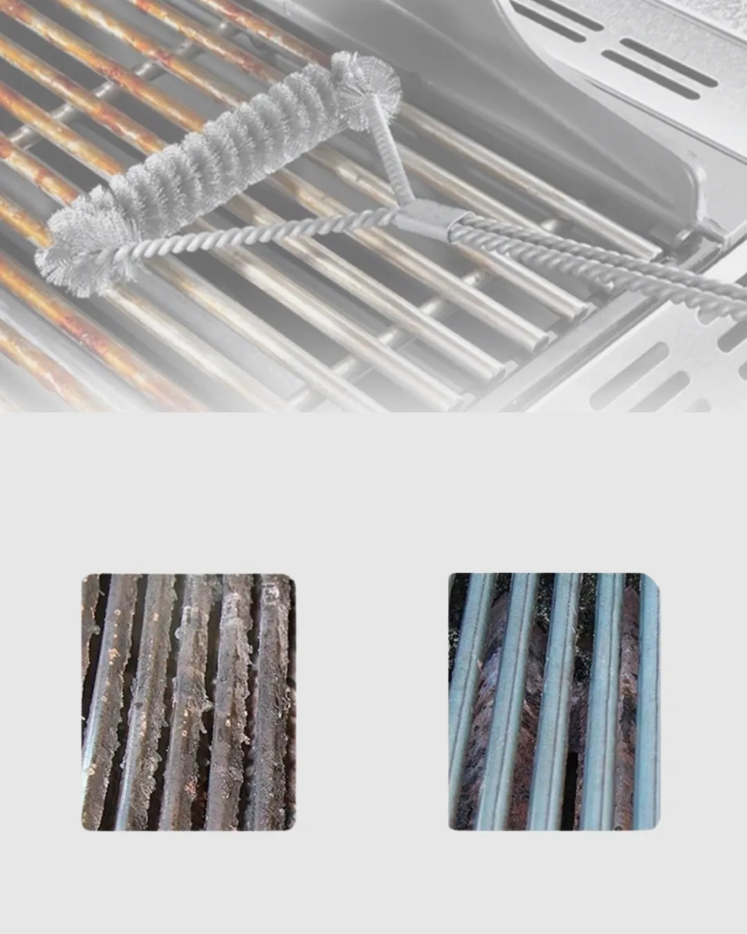 Tel Izgara Temizleme Fırçası BBQ Sonrası Kolay Temizlik