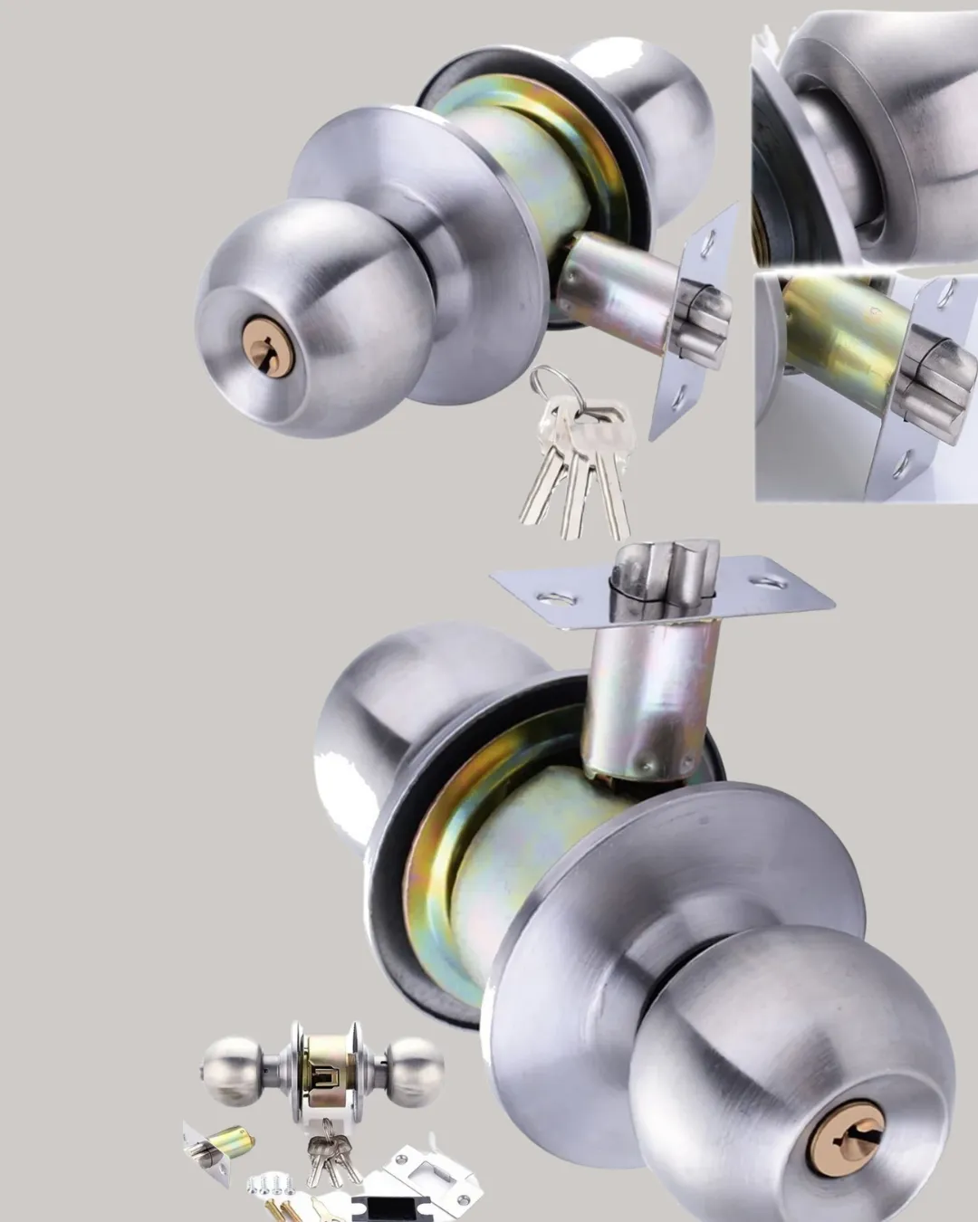 Topuzlu Kapı Kilidi