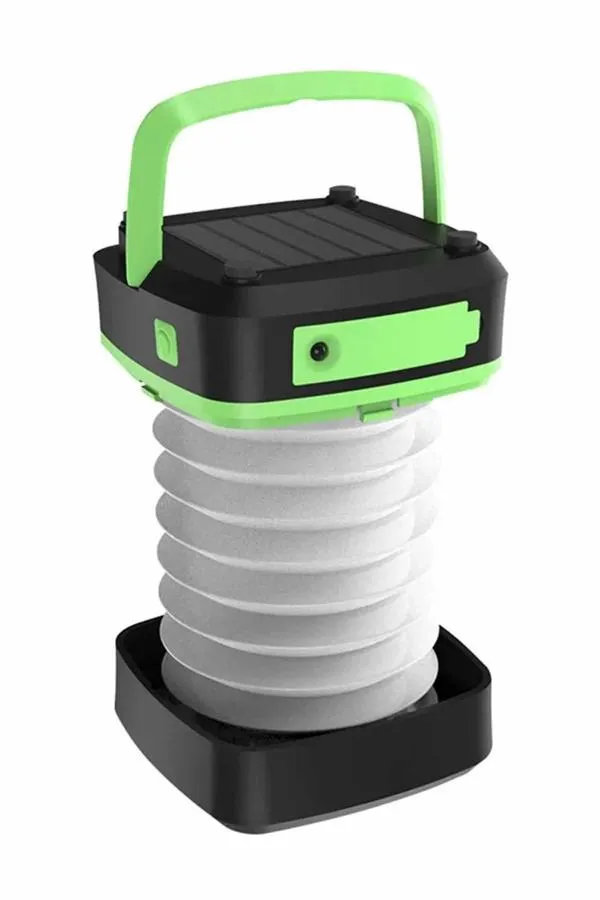 Kamp Feneri Lambası Solar Güneş Enerji Portatif Işıldak Şarjlı