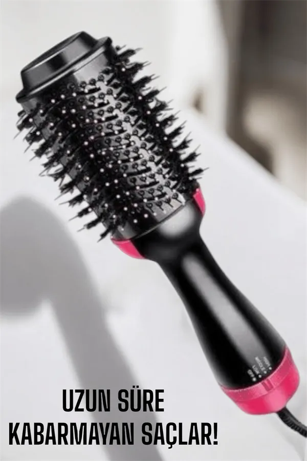 1200 Watt Gücünde, Negatif İyon Teknolojili, 3 Isı Kademeli Fön Tarağı