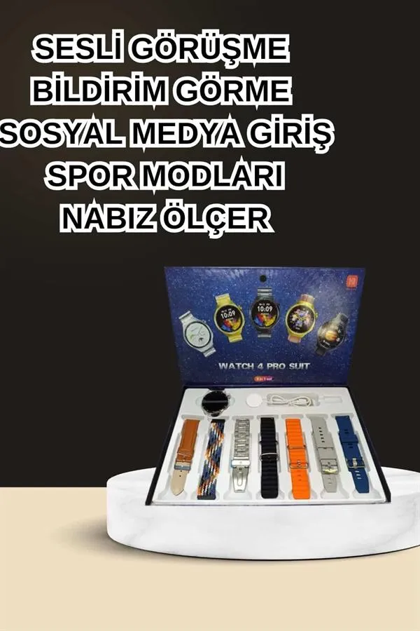 Dokunmatik Akıllı Saat Yeni Nesil Kulaklık Kampanyası Bluetooth Bağlantılı ANC Özelliği