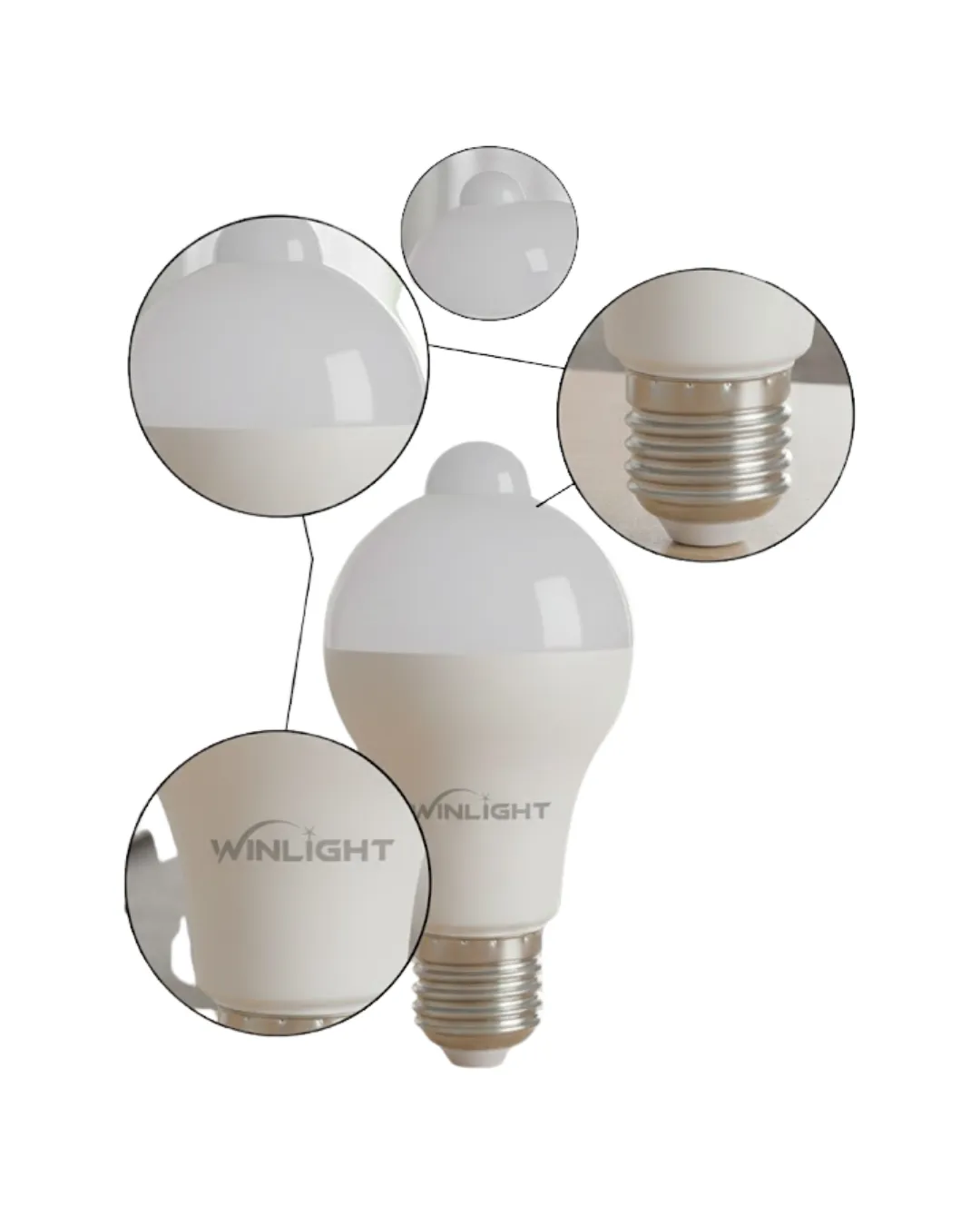 Sensörlü LED Lamba Otomatik Algılama Enerji Tasarruflu Aydınlatma