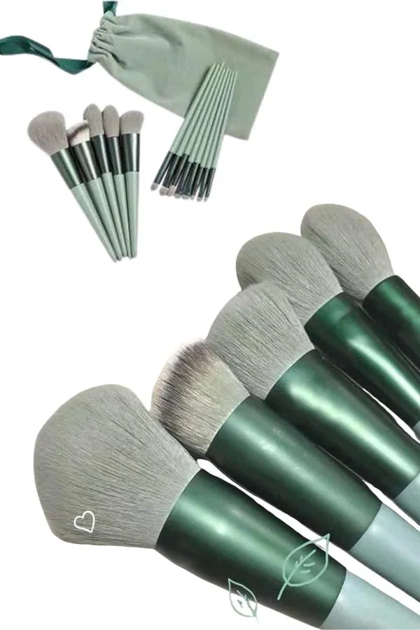 Profesyonel Makyaj Fırça Seti 13 Parça Yumuşak Kıllı Fırça Seti Far Fırçası