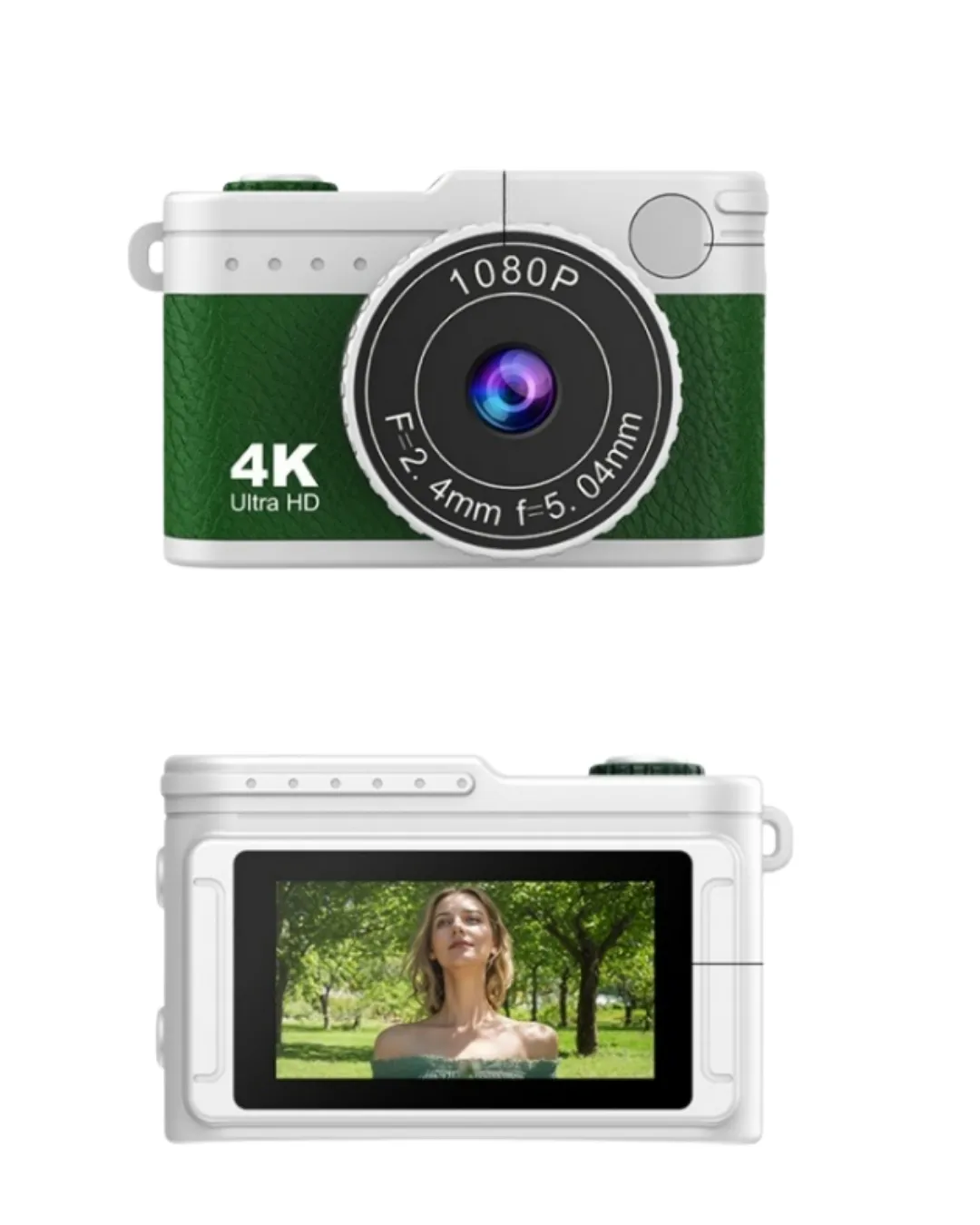 Ultra Kompakt Mini Fotoğraf Makinesi 4K HD Video Selfie Kamerası