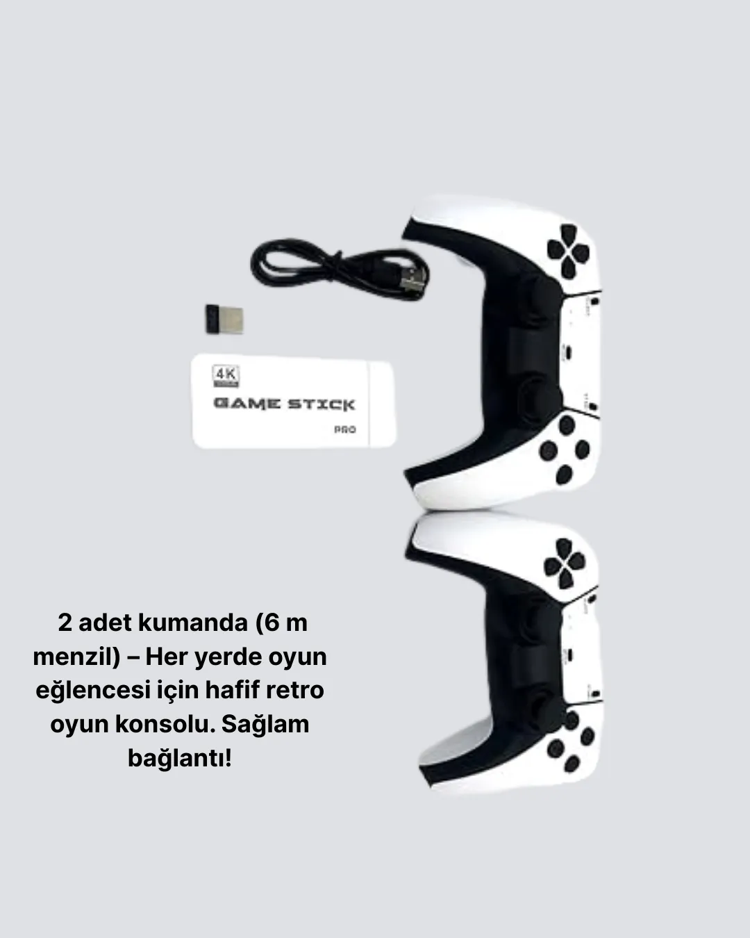 HDMI ve Kablosuz Kontrolcülü 20.000 Oyunlu Retro Oyun Konsolu