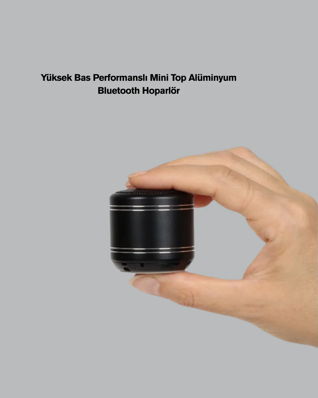 Mini Alüminyum Bluetooth Hoparlör Yüksek Bas Performansı