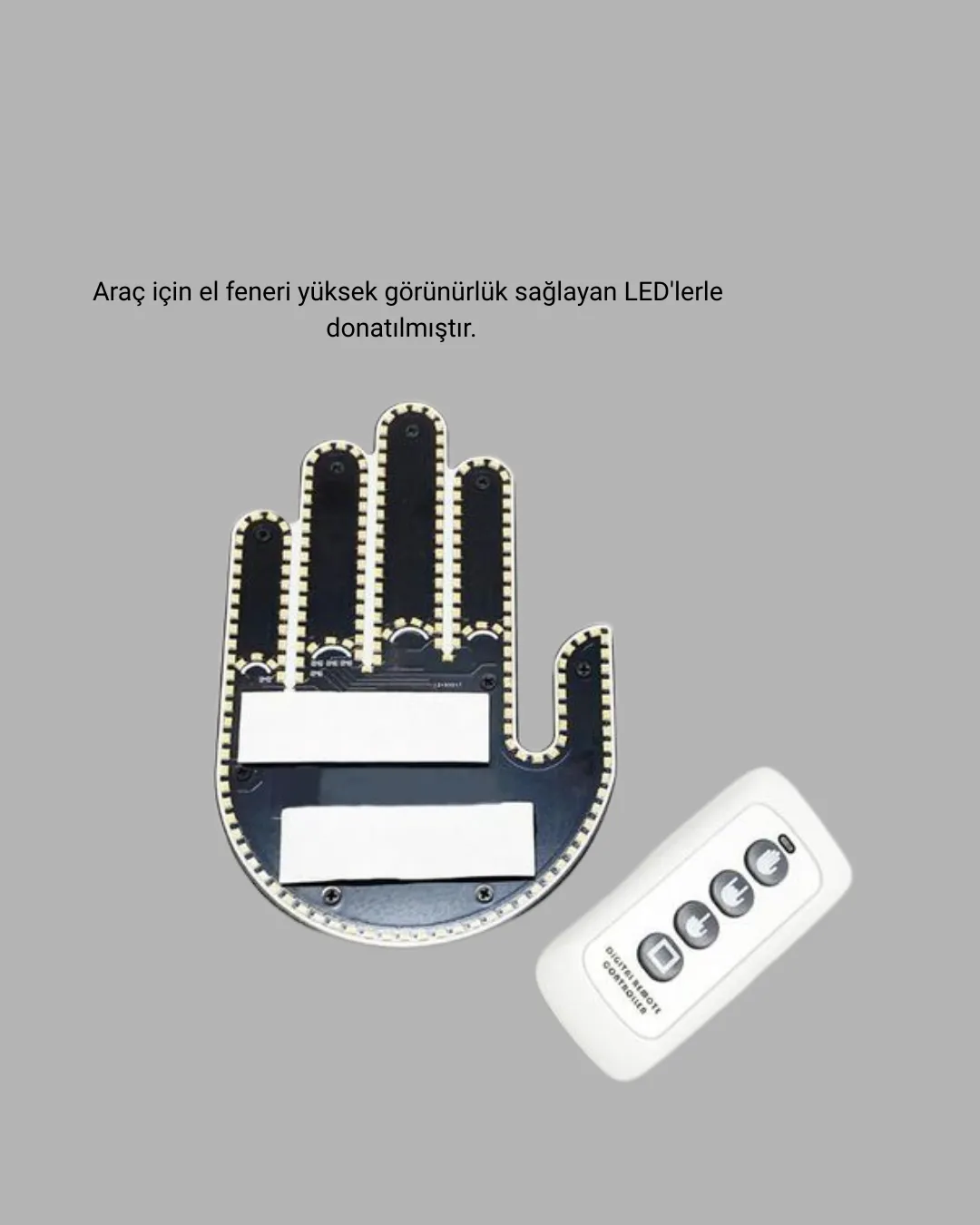 Uzaktan Kumandalı Çok Fonksiyonlu Araç Led Işığı