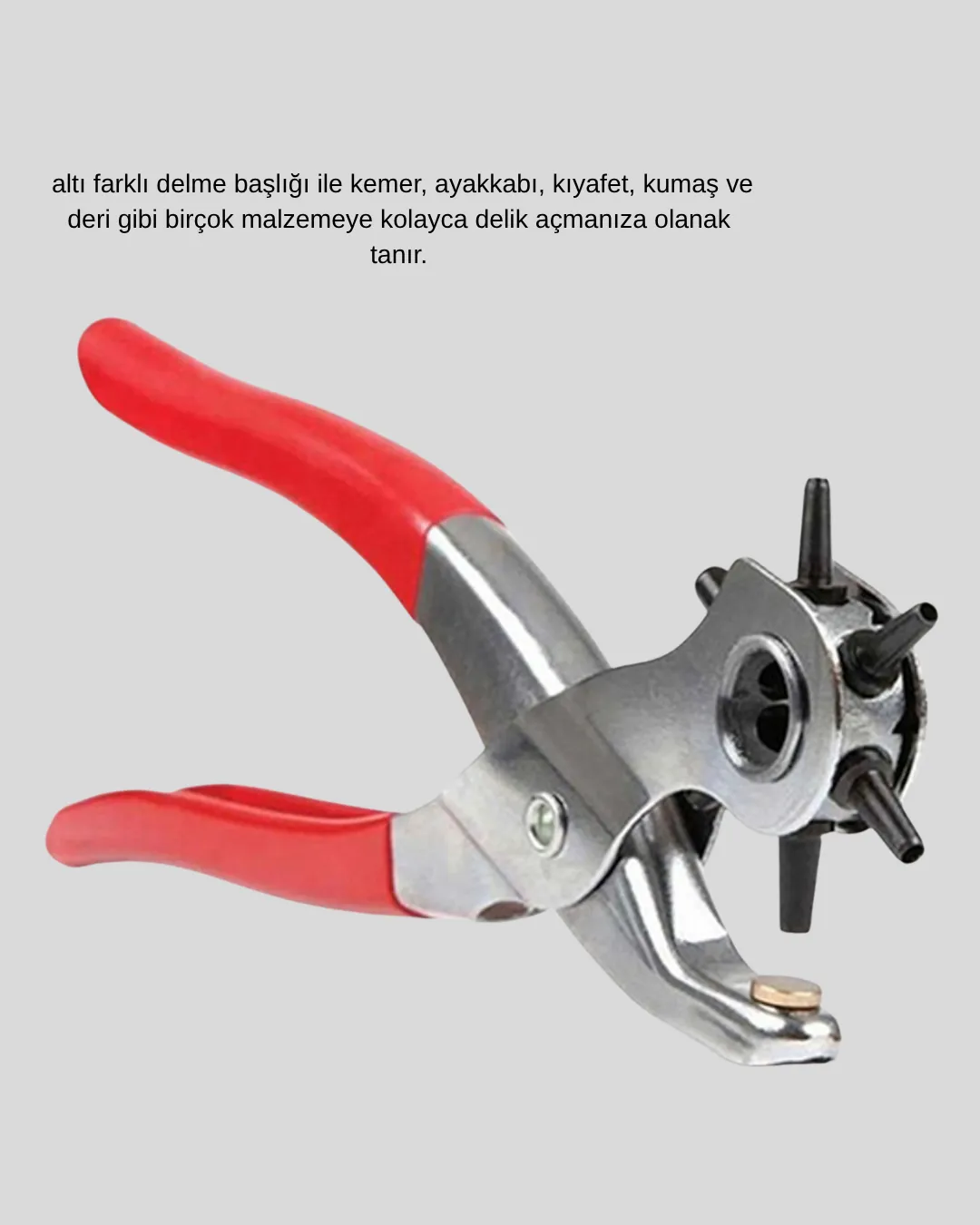 Çok Fonksiyonlu Delik Açma Pensesi 2mm–4.5mm Ayarlı Metal Gövdeli