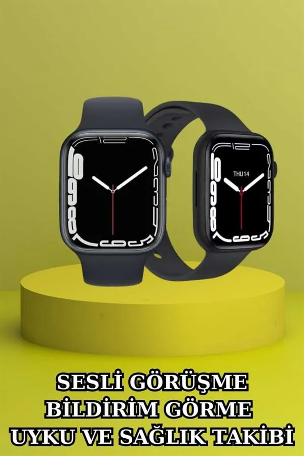 3.Nesil TWS Bluetooth Kulaklık ve Dokunmatik Ekran Akıllı Saat Sesli Görüşme