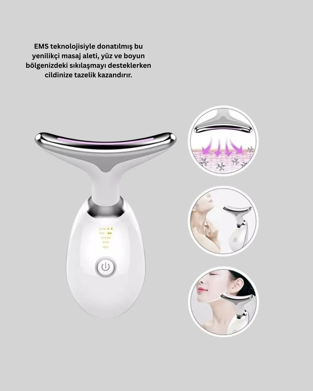 7 Seviyeli LED Cilt Sıkılaştırıcı Masaj Aleti