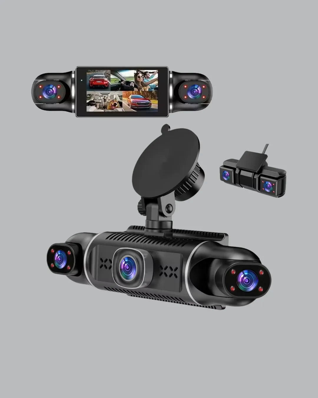 1080P 4 Kanallı Araç Kamerası GPS + WiFi + G Sensör Destekli