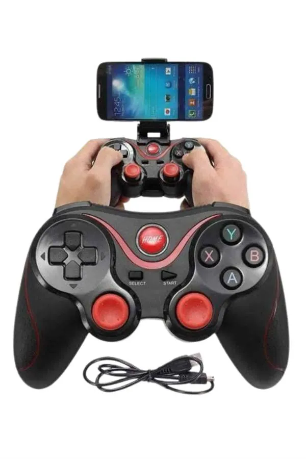 Joystik Gamepad Bluetooth Telefon Tutucu Oyun Kolu Telefon Android Uyumlu