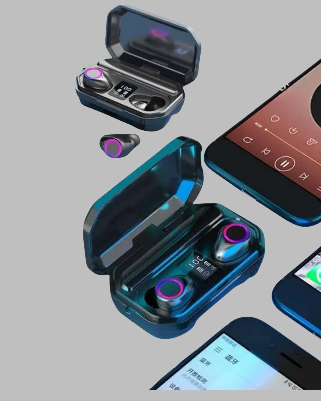 Dahili Mikrofonlu Kablosuz Kulaklık – Net Görüşme Kalitesi