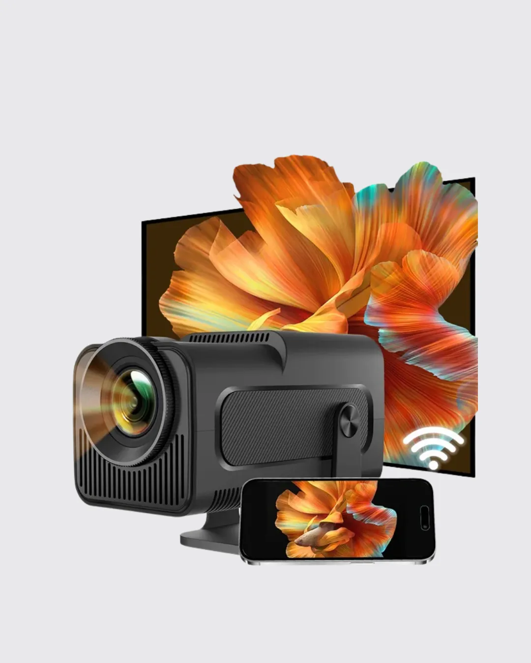 1080P Full HD Çözünürlük ve 4K Destekli Projektör