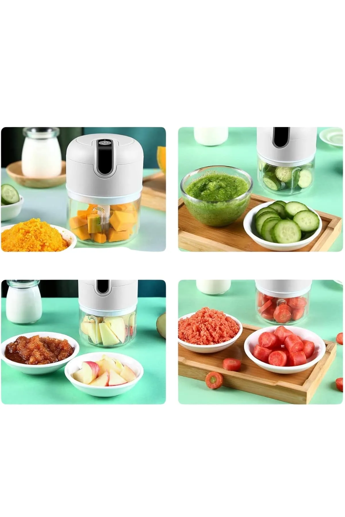 Anneler Gününe Özel Hediye El Rondosu Doğrayıcı Şarjlı Taşınabilir