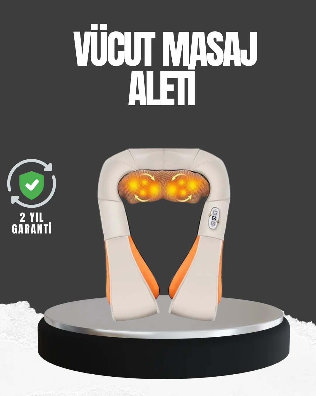 4D Yoğurma Teknolojili Masaj Cihazı-Boyun Omuz için uygun
