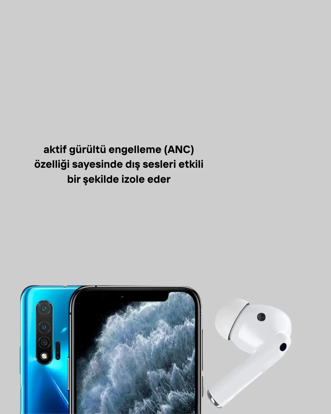 Gürültü Engelleyici Bluetooth Kulaklık – Hızlı Şarj, Derin Bas, Şık Tasarım