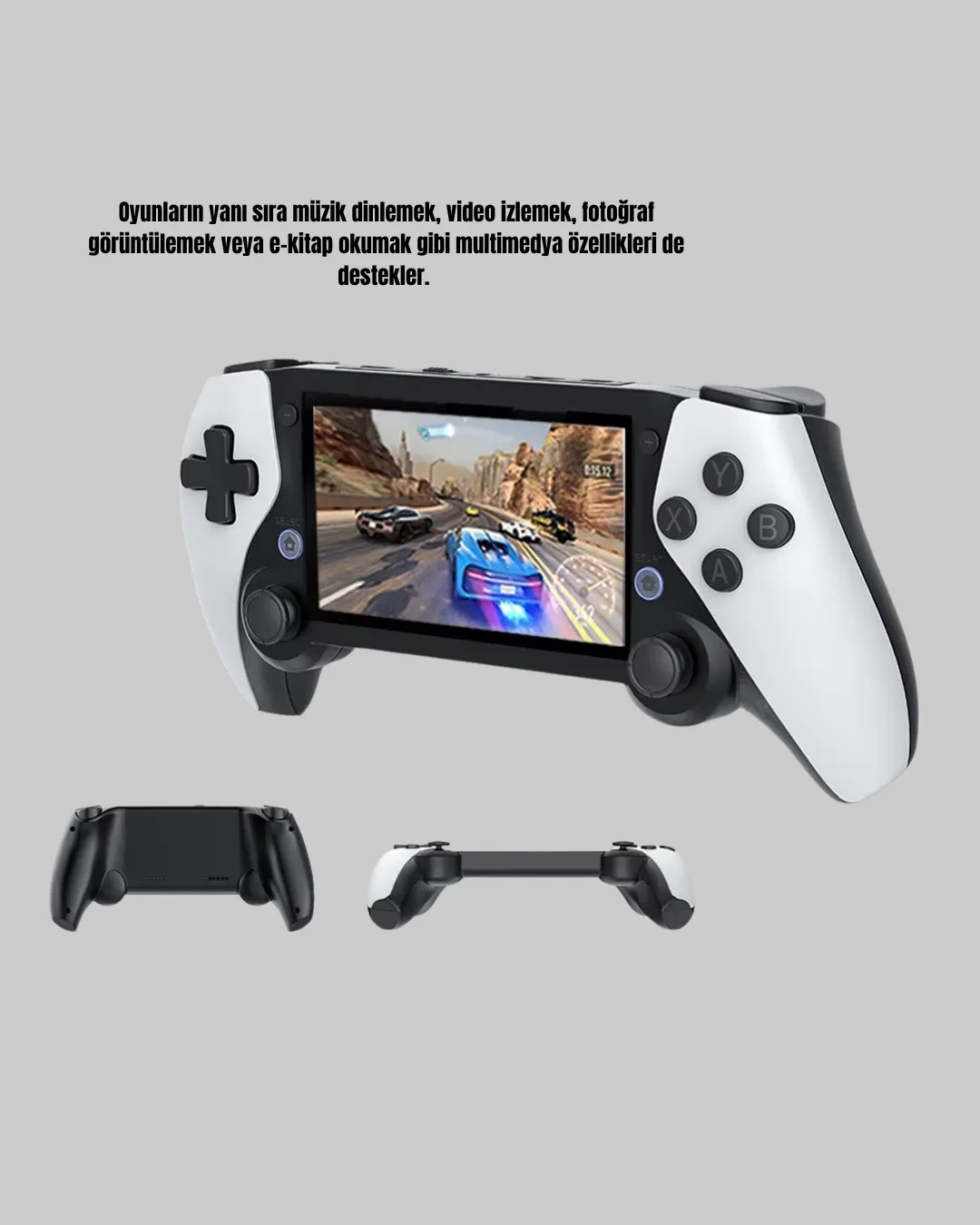 Taşınabilir Retro Oyun Konsolu – 4.3 İnç Ekran, 64 GB Hafıza ve Klasik Oyun Arşivi