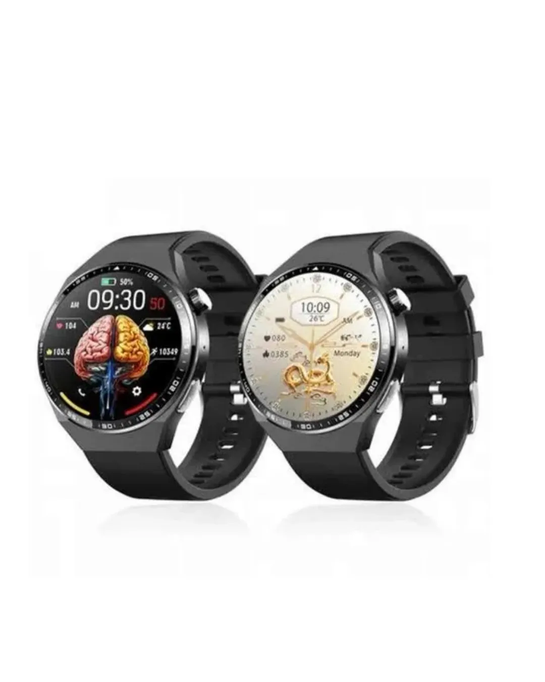 Amoled Ekran Akıllı Saat Üç Kordonlu İOS Android Uyumlu