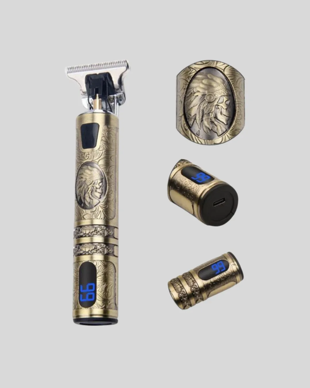 Profesyonel Kablosuz Tıraş Makinesi – 1-2 Saat Kesintisiz Kullanım