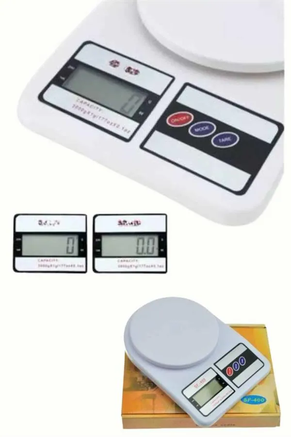 Dijital Hassas 10 Kg Mutfak terazisi tartısı LCD Ekran Mutfak Tartısı