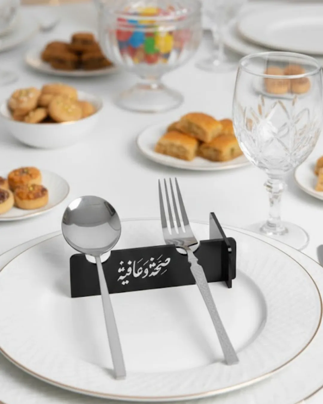 3D Özel Baskı 6’lı Kaşık Çatal Düzenleyici Dekoratif Stand