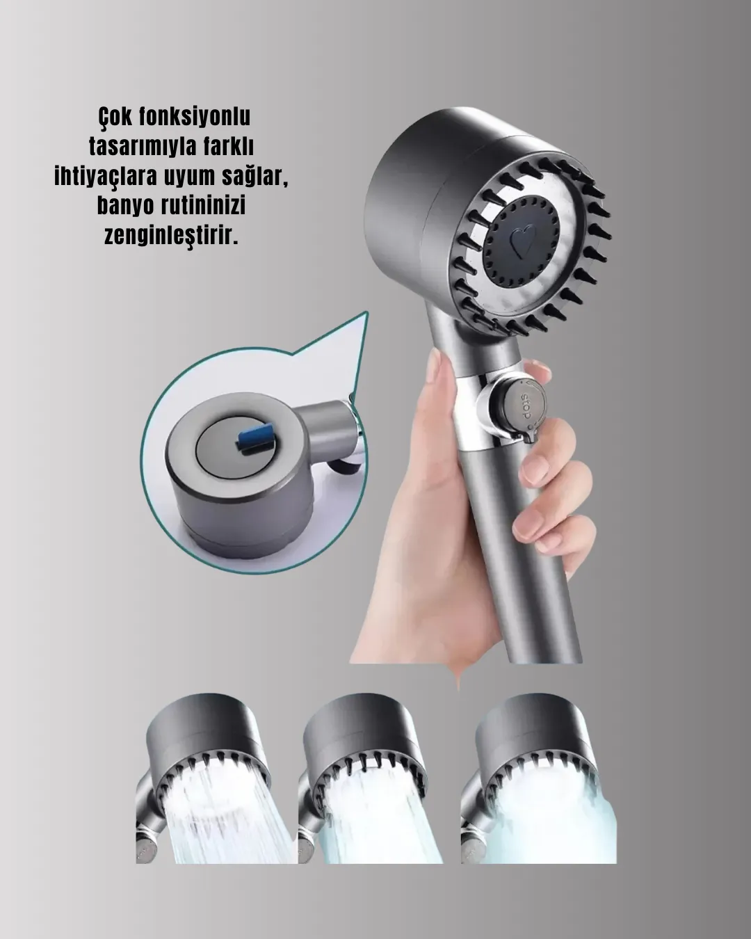 PLASTİK DUŞ BAŞLIĞI FİLTRELİ