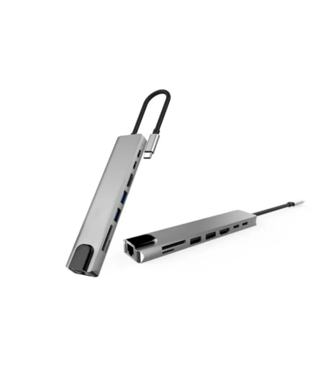 Type C Hub Çoklayıcı 8 Port USB HDMI RJ45 Kart Okuyucu