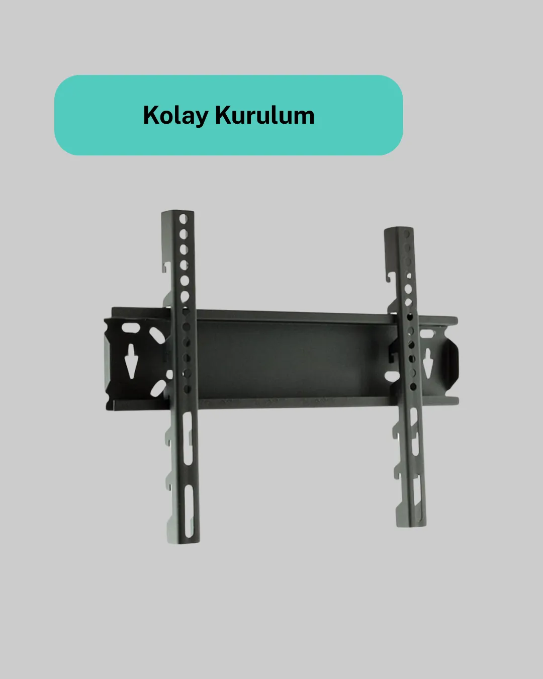 LED TV Askı Aparatı 32-42 İnç Uyumlu Sağlam Çelik Kompakt Tasarım