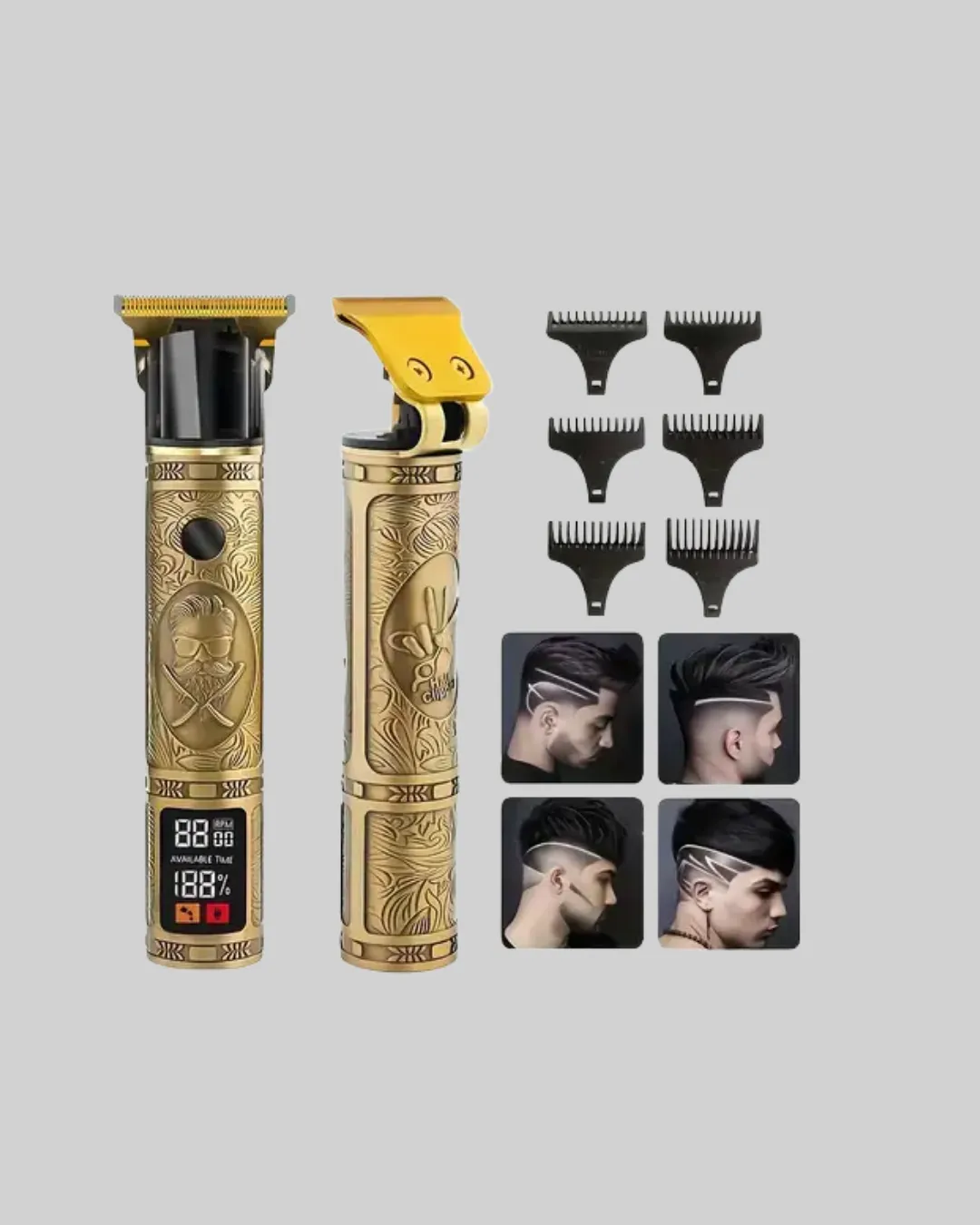 0.1 mm Hassas Kesim Tıraş Makinesi Şarjlı Metal Gövde