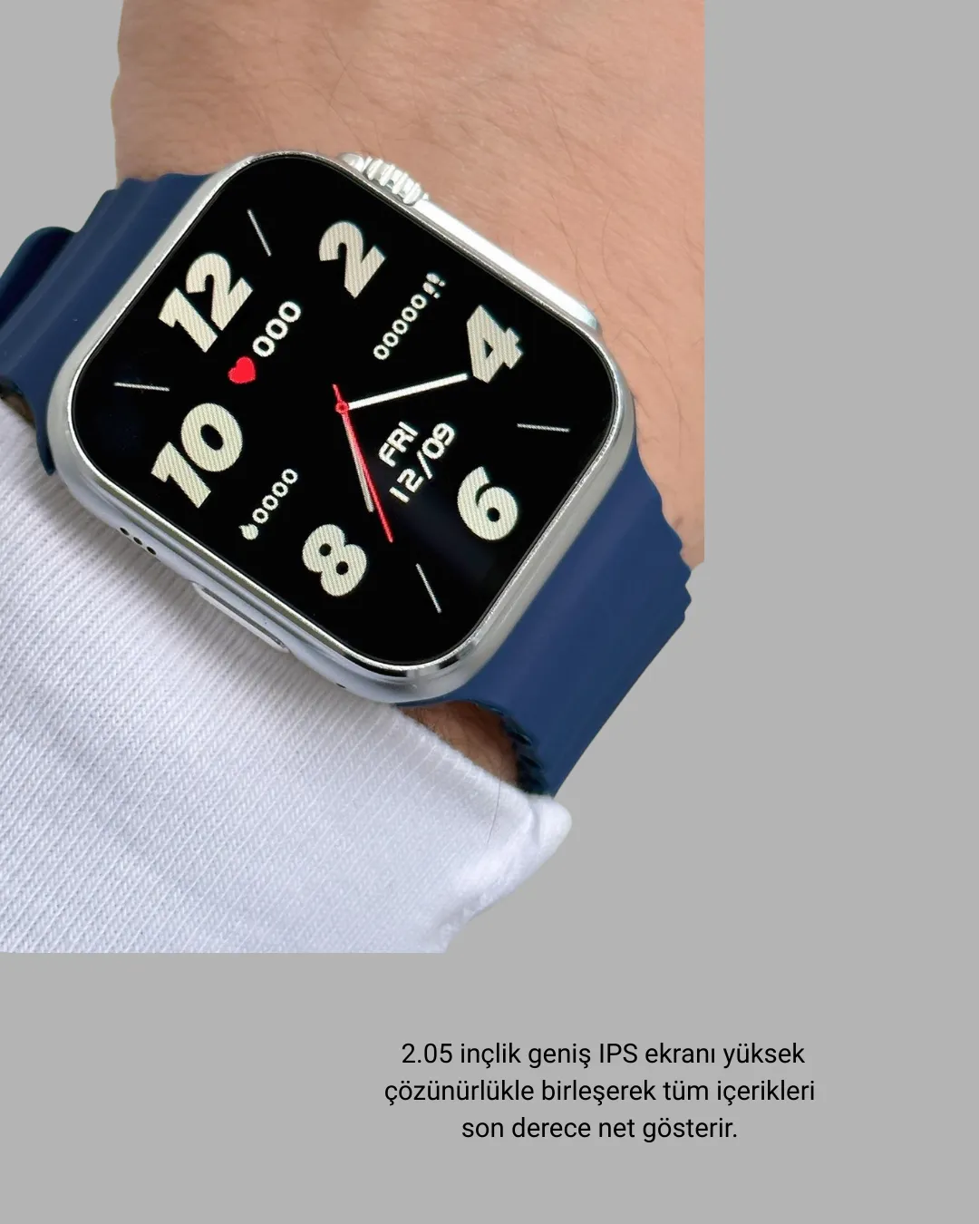 Akıllı Saat 2.05 İnç Su Geçirmez 360 mAh